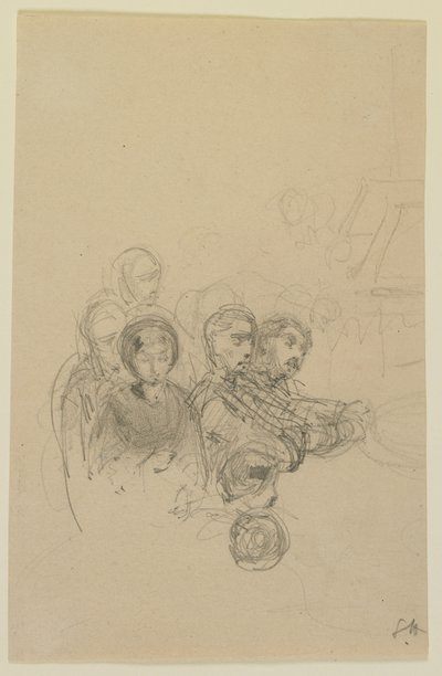 Reisegruppe, 1858 von James Abbott McNeill Whistler